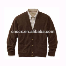 15PKCAS19 100% cashmere knit winter thick sweater for man